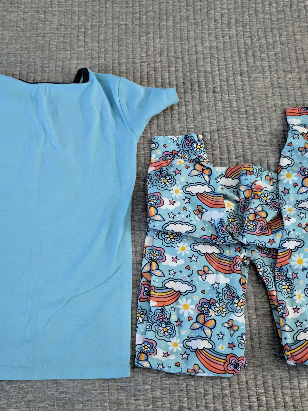 Girls Pink & Blue Butterfly PJ set